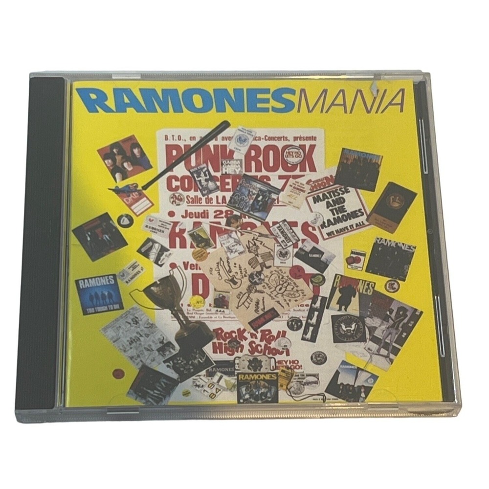 Ramones Ramones Mania CD 1988 Sire Records 30-Track Compilation 9 25709-2 Punk